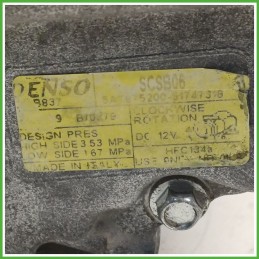 Compressore Clima AC Aria Condizionata DENSO SCSC06 FIAT PANDA 2Q 71797201