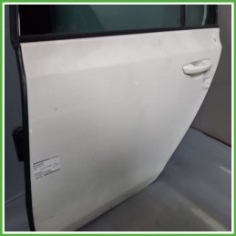 Porta Portiera Sportello Posteriore Sinistra SX BIANCO B4 B9A VOLKSWAGEN GOLF 5K/AJ Berlina 2008 2012 Originale Usato