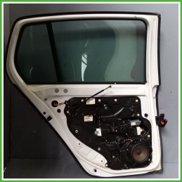 Porta Portiera Sportello Posteriore Sinistra SX BIANCO B4 B9A VOLKSWAGEN GOLF 5K/AJ Berlina 2008 2012 Originale Usato