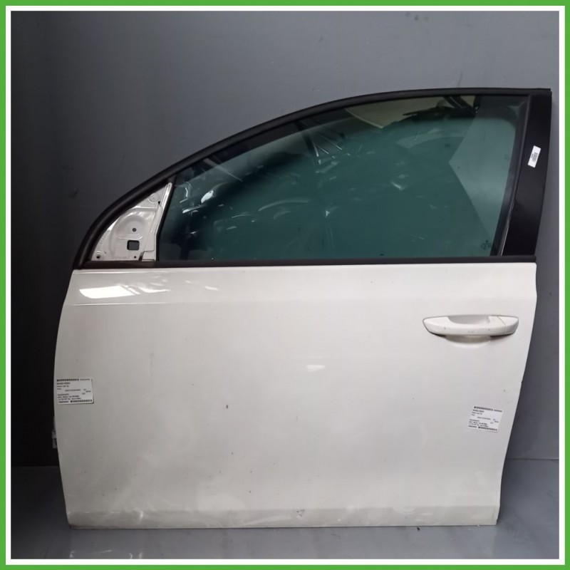 Porta Portiera Sportello Anteriore Sinistra SX BIANCO B4 B9A VOLKSWAGEN GOLF 5K/AJ Berlina 2008 2012 Originale Usato