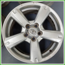 Cerchi in Lega TOYOTA RAV 4 3a Serie (dal 01/2006 al 10/2010) 17 pollici 17" 7.0J 5x114.3 ET 45 4pz originali usati