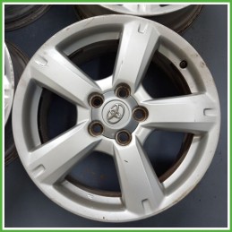 Cerchi in Lega TOYOTA RAV 4 3a Serie (dal 01/2006 al 10/2010) 17 pollici 17" 7.0J 5x114.3 ET 45 4pz originali usati