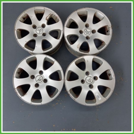 Cerchi in Lega CITROEN DS3 (dal 11/2009) 15 pollici 15" 6.0J 4x108 ET 27 4pz originali usati