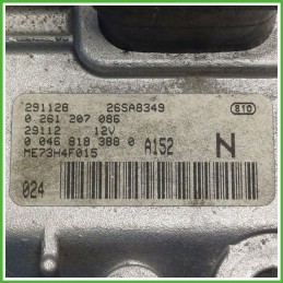 Centralina Motore Iniezione ECU BOSCH 0281207086 FIAT STILO 2C 1.2 16V 59kw 55195980 2001 2003
