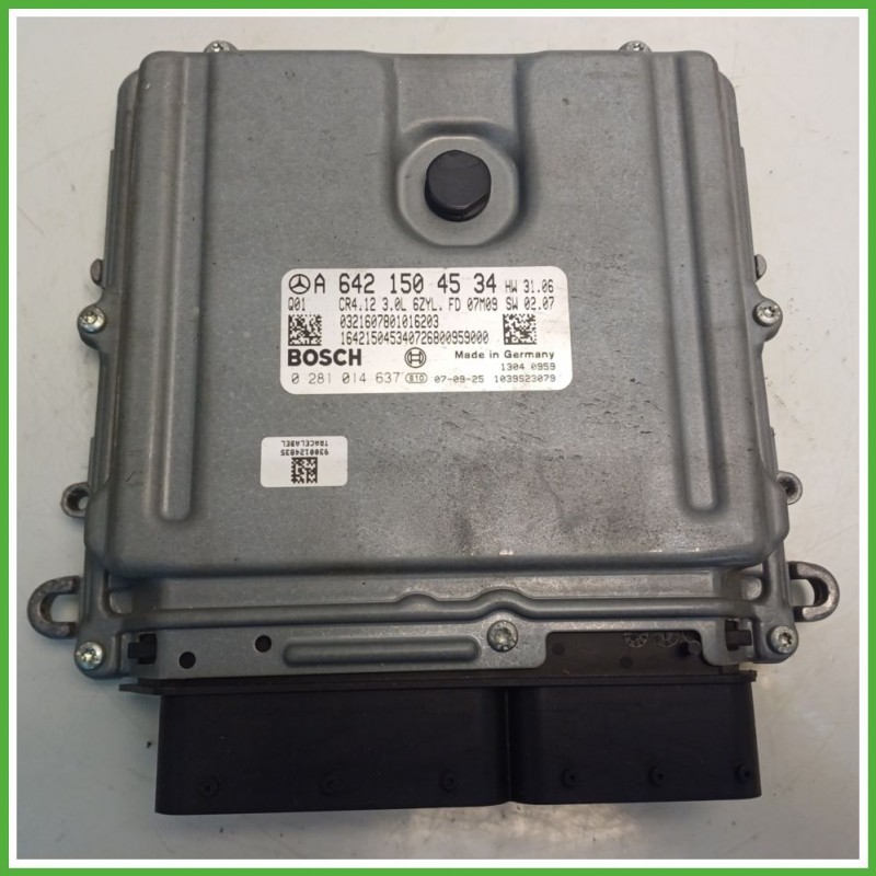 Centralina Motore Iniezione ECU BOSCH 0281014637 MERCEDES-BENZ Classe R BR251 CDI 165kw A6421504534 2005 2010