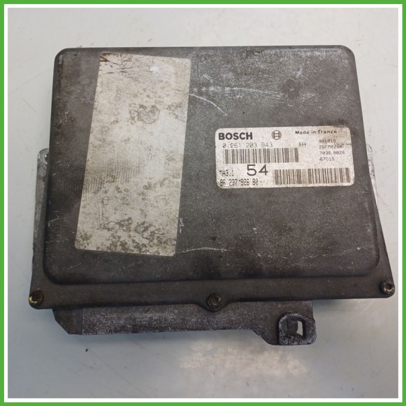 Centralina Motore Iniezione ECU BOSCH 0261203943 PEUGEOT 106 37kw 1929Q0 1996 2004