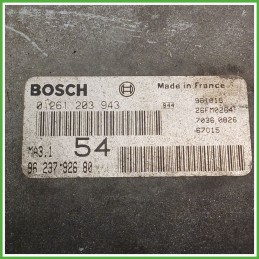 Centralina Motore Iniezione ECU BOSCH 0261203943 PEUGEOT 106 37kw 1929Q0 1996 2004
