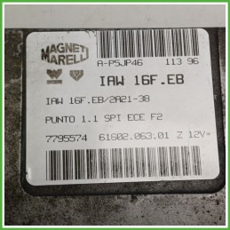 Centralina Motore Iniezione ECU MAGNETI MARELLI IAW16.EB FIAT PUNTO 1a Serie 40kw 7787316 1993 1999