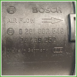 Debimetro Misuratore Massa Aria BOSCH 0281002549 OPEL CORSA X01 1.3 16V 93177718 2000 2006