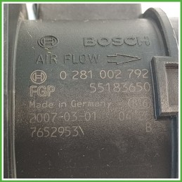 Debimetro Misuratore Massa Aria BOSCH 0281002792 FIAT IDEA 4D/2S 1.3 16V 51782034 2003 2012
