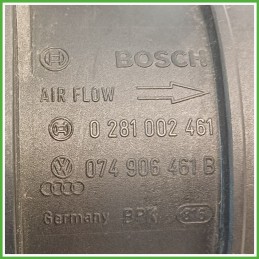 Debimetro Misuratore Massa Aria BOSCH 0281002461 AUDI A3 8P 2.0 TDI 074906461B 2003 2010