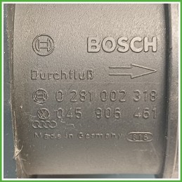 Debimetro Misuratore Massa Aria BOSCH 0281002318 VOLKSWAGEN POLO 9N 1.4 TDI 038906461C 2001 2005