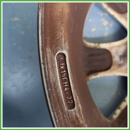 Cerchio Singolo in Lega PEUGEOT 307 (dal 04/2001 al 12/2006) 15 pollici 15" 6.0J 4x108 ET 27 originale usato al pz