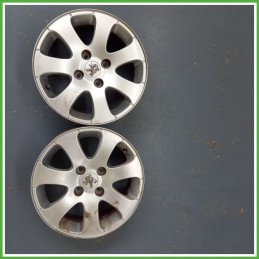 Cerchio Singolo in Lega PEUGEOT 307 (dal 04/2001 al 12/2006) 15 pollici 15" 6.0J 4x108 ET 27 originale usato al pz