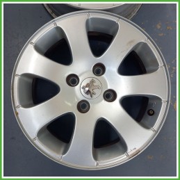 Cerchio Singolo in Lega PEUGEOT 307 (dal 04/2001 al 12/2006) 15 pollici 15" 6.0J 4x108 ET 27 originale usato al pz