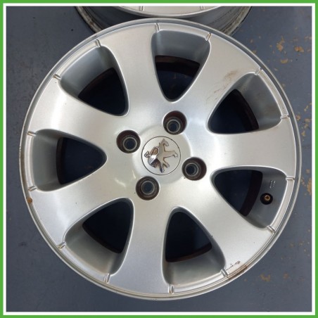 Cerchio Singolo in Lega PEUGEOT 307 (dal 04/2001 al 12/2006) 15 pollici 15" 6.0J 4x108 ET 27 originale usato al pz