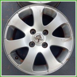 Cerchio Singolo in Lega PEUGEOT 307 (dal 04/2001 al 12/2006) 15 pollici 15" 6.0J 4x108 ET 27 originale usato al pz