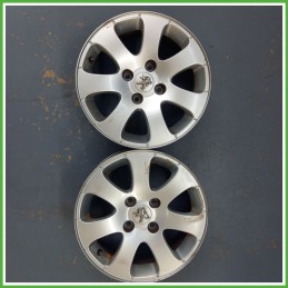 Cerchio Singolo in Lega PEUGEOT 307 (dal 04/2001 al 12/2006) 15 pollici 15" 6.0J 4x108 ET 27 originale usato al pz