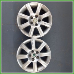 Cerchio Singolo in Lega SKODA ROOMSTER (5J) (dal 07/2006 al 12/2010) 15 pollici 15" 6.0J 5x100 ET 43 originale usato al pz