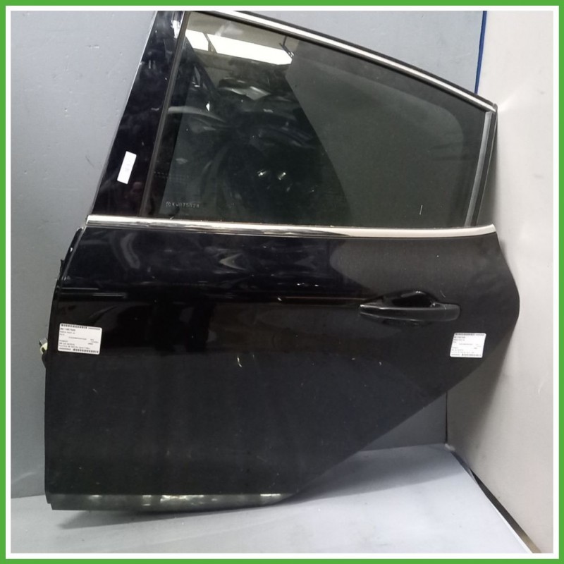 Porta Portiera Sportello Posteriore Sinistra SX NERO PERLA NERA KTV PEUGEOT 208 Berlina 2015 2020 Originale Usato