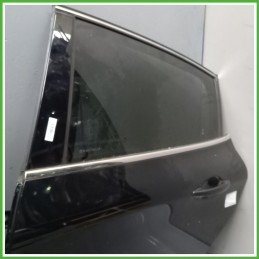 Porta Portiera Sportello Posteriore Sinistra SX NERO PERLA NERA KTV PEUGEOT 208 Berlina 2015 2020 Originale Usato