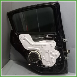 Porta Portiera Sportello Posteriore Sinistra SX NERO PERLA NERA KTV PEUGEOT 208 Berlina 2015 2020 Originale Usato