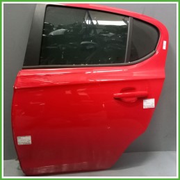 Porta Portiera Sportello Posteriore Sinistra SX ROSSO OPEL CORSA X15 Berlina 2014 2019 Originale Usato