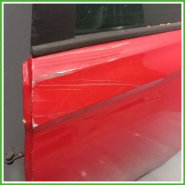 Porta Portiera Sportello Posteriore Sinistra SX ROSSO OPEL CORSA X15 Berlina 2014 2019 Originale Usato