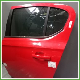 Porta Portiera Sportello Posteriore Sinistra SX ROSSO OPEL CORSA X15 Berlina 2014 2019 Originale Usato