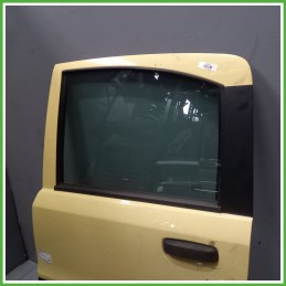 Porta Portiera Sportello Posteriore Sinistra SX GIALLO OTTIMISTA B B 541 FIAT PANDA 2Q Berlina 2003 2010 Originale Usato
