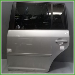 Porta Portiera Sportello Posteriore Sinistra SX GRIGIO CHIARO 8E A7W VOLKSWAGEN TOURAN 1T Monovolume 2003 2010 Originale Usato