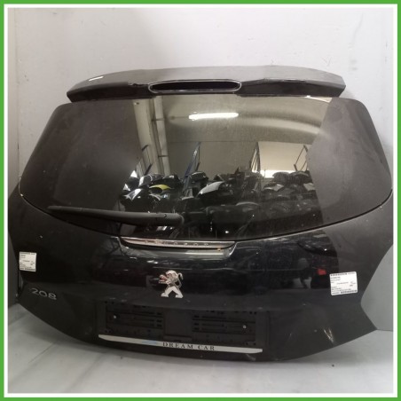 Portellone Bagagliaio Cofano Baule Posteriore Posteriore PEUGEOT 208 2015 2020 NERO PERLA NERA KTV Berlina Originale Usato