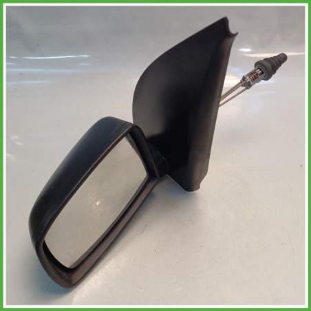 Specchio Specchietto Retrovisore Sinistro SX GOFFRATO FIAT PANDA 2Q 2003 2010 FICOSA FICOMIRRORS Originale Usato