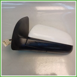 Specchio Specchietto Retrovisore Sinistro SX BIANCO CHEVROLET (DAEWOO) AVEO T250 2008 2012 GMDAT Originale Usato