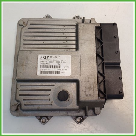 Centralina Motore Iniezione ECU MAGNETI MARELLI MJD6JF.P3 FIAT PUNTO 2U 1.3 16V MJT 51kw 55195817 2003 2007