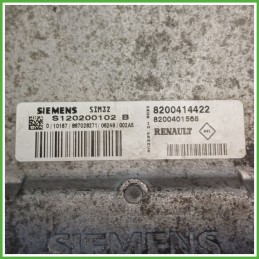 Centralina Motore Iniezione ECU SIEMENS S120200102B RENAULT MODUS 1a Serie 1.2 16V 55kw 8200414422 2004 2008
