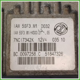 Centralina Motore Iniezione ECU MAGNETI MARELLI IAW5SF3.M1 FIAT PUNTO EVO 3J 1.2 48kw 51847326 2009 2013