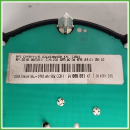 Quadro strumenti contachilometri tachimetro CONTINENTAL A2C63366600 CITROEN C3 A51 1.4 98041182XT