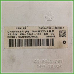 Quadro strumenti contachilometri tachimetro FIAT FREEMONT 24 2.0 K56046270AL