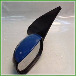 Specchio Specchietto Retrovisore Sinistro SX BLU SANTORINI EGJ PEUGEOT 206 1998 2009 MAGNETI MARELLI Originale Usato