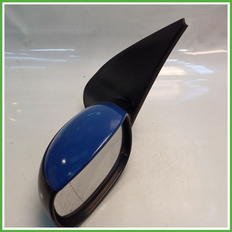 Specchio Specchietto Retrovisore Sinistro SX BLU SANTORINI EGJ PEUGEOT 206 1998 2009 MAGNETI MARELLI Originale Usato