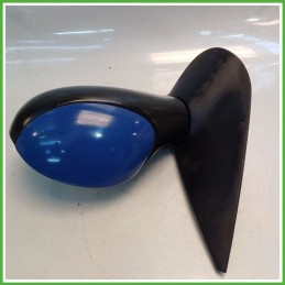 Specchio Specchietto Retrovisore Sinistro SX BLU SANTORINI EGJ PEUGEOT 206 1998 2009 MAGNETI MARELLI Originale Usato