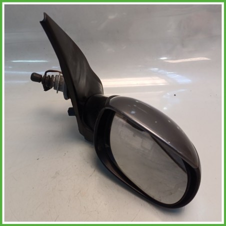 Specchio Specchietto Retrovisore Destro DX GRIGIO THORIUM KTH PEUGEOT 206 Plus 2009 FICOSA FICOMIRRORS Originale Usato