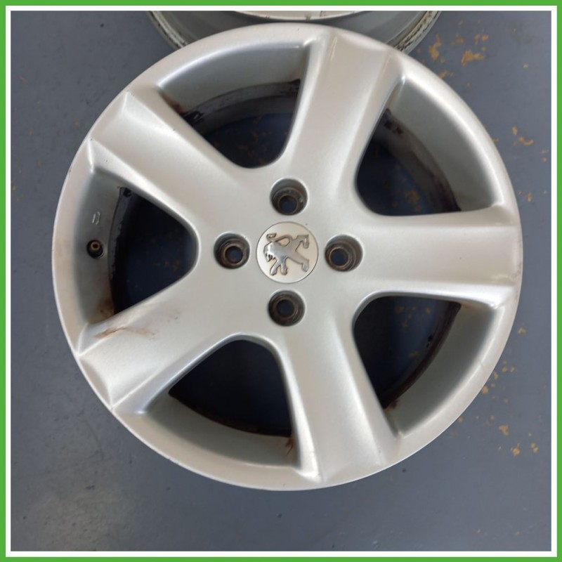 Cerchio Singolo in Lega PEUGEOT 307 (dal 04/2001 al 12/2006) 16 pollici 16" 6.5J 4x108 ET 31 originale usato al pz