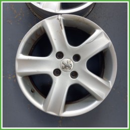 Cerchio Singolo in Lega PEUGEOT 307 (dal 04/2001 al 12/2006) 16 pollici 16" 6.5J 4x108 ET 31 originale usato al pz