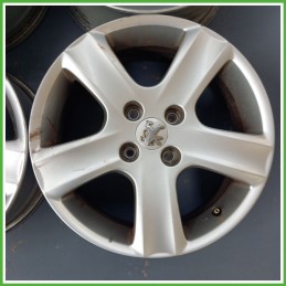 Cerchi in Lega PEUGEOT 307 (dal 04/2001 al 12/2006) 16 pollici 16" 6.0J 4x108 ET 31 4pz originali usati