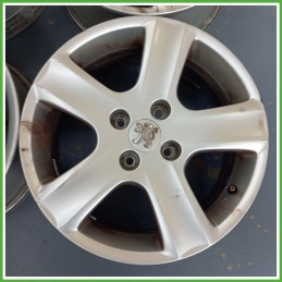Cerchi in Lega PEUGEOT 307 (dal 04/2001 al 12/2006) 16 pollici 16" 6.0J 4x108 ET 31 4pz originali usati