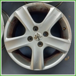 Cerchi in Lega PEUGEOT 307 (dal 04/2001 al 12/2006) 16 pollici 16" 6.0J 4x108 ET 31 4pz originali usati