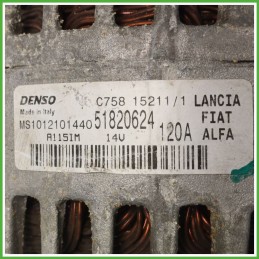 Alternatore DENSO MS1012101440 ALFA ROMEO GIULIETTA X7 52003616