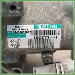 Compressore Clima AC Aria Condizionata SANDEN SD6V12 RENAULT MODUS 1a Serie 8200357173
